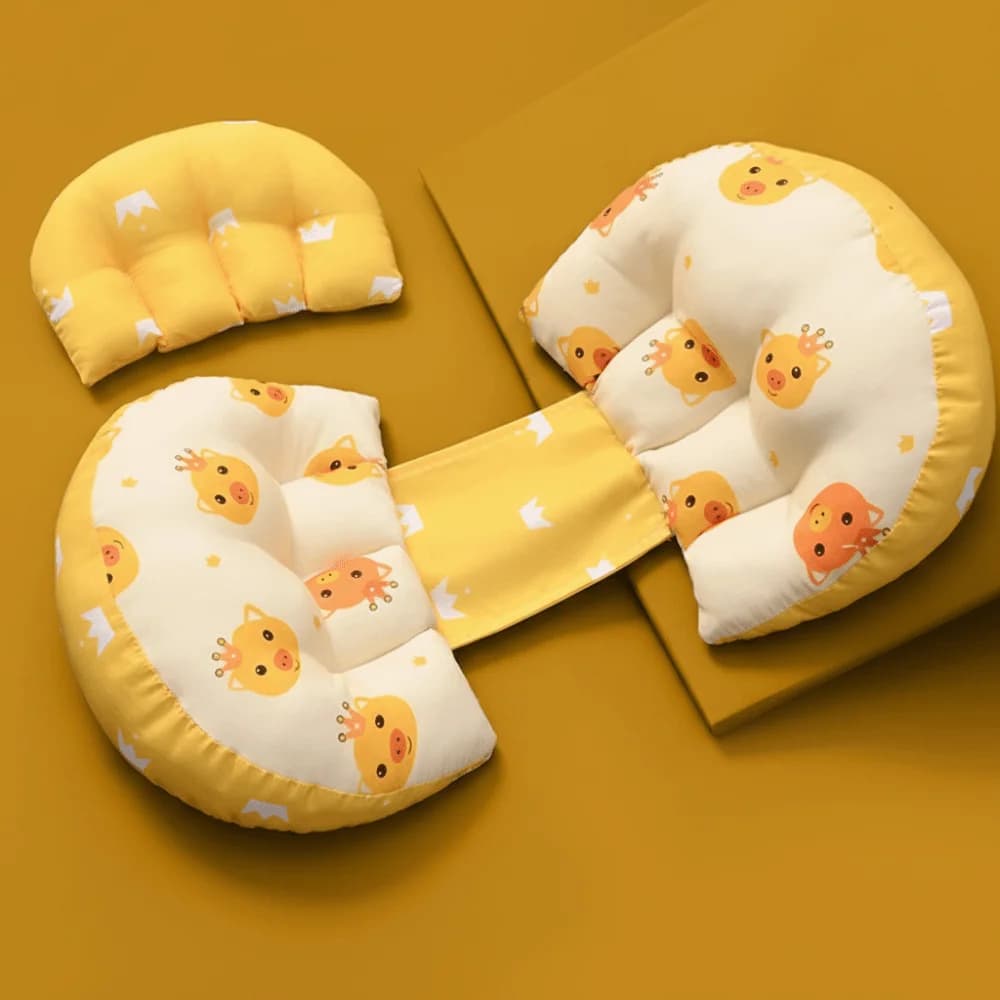 Oreiller de grossesse à haute résilience, coussin de maternité ergonomique à Distance réglable, moti