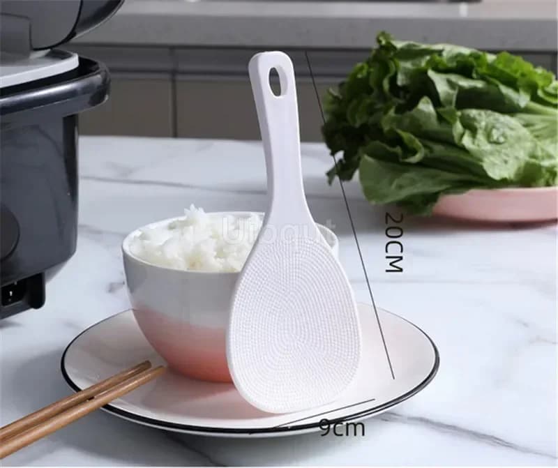 Grande cuillère à riz antiadhésive, fournitures de cuisine, cuiseur, pelle à riz, cuillère à riz pou