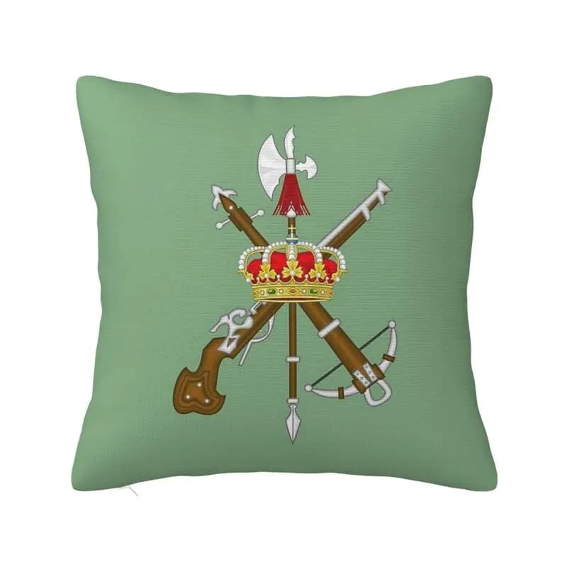 Housse de coussin personnalisée de la légion espagnole, 40x40cm, taies d'oreiller modernes en velour