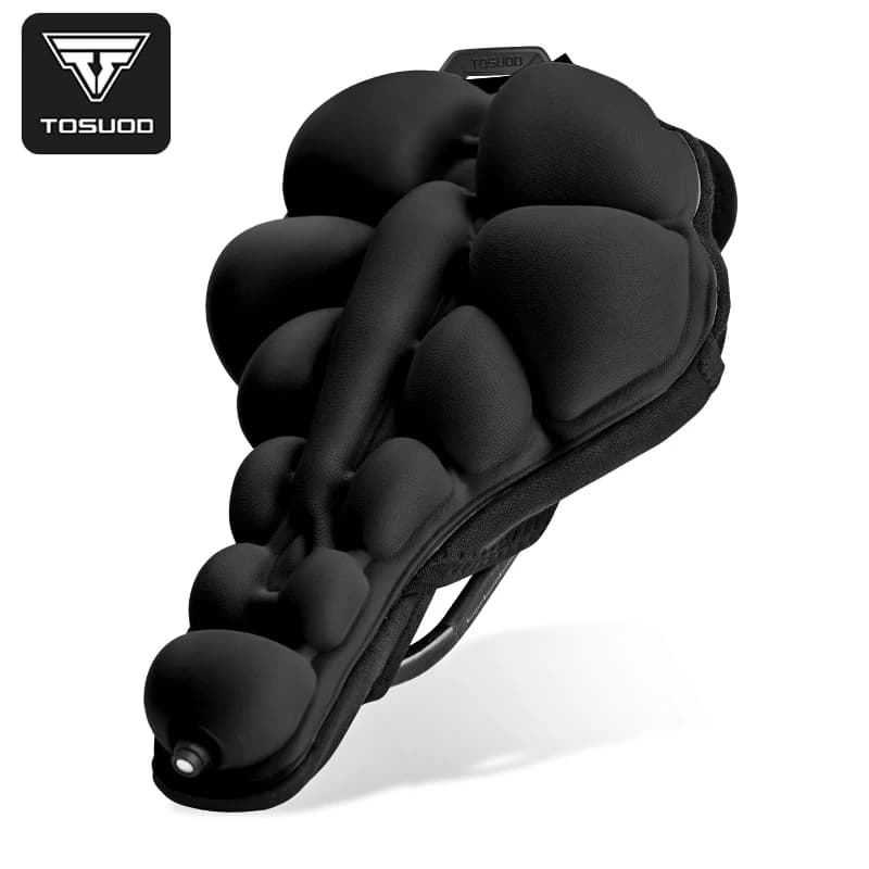 TOSUOD housse de coussin de vélo pour autoroute VTT équitation universelle 3D gonflable réduction de