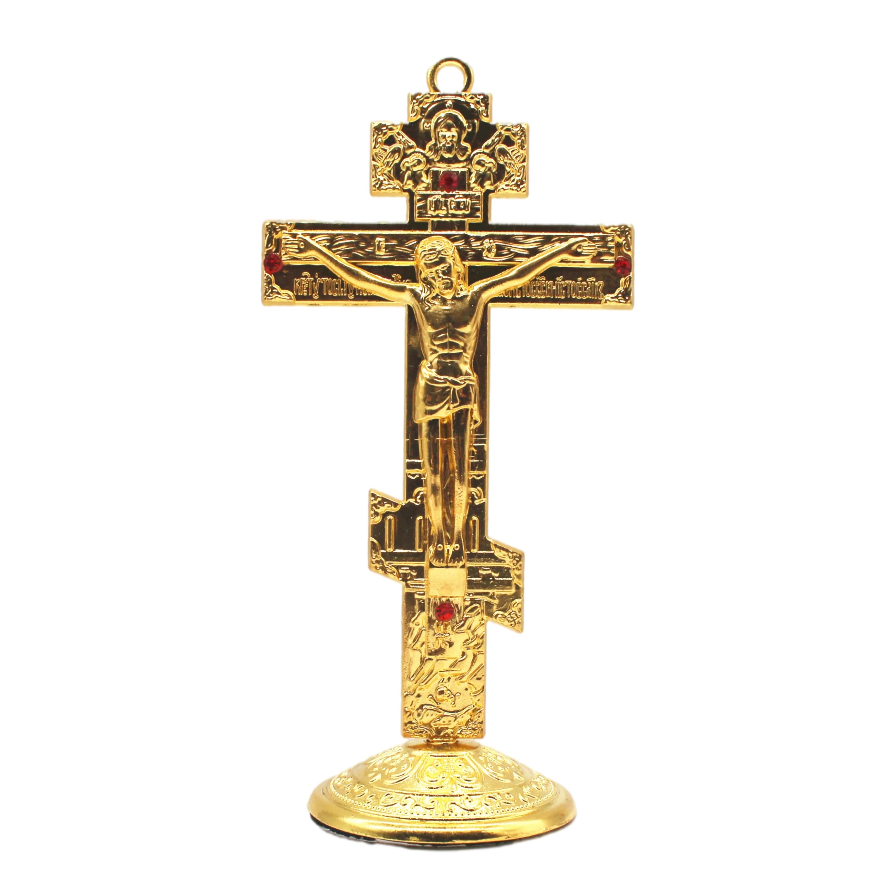 Croix orthodoxe de jésus, décoration de maison, Christ catholique, religieux, ustensiles de prière d