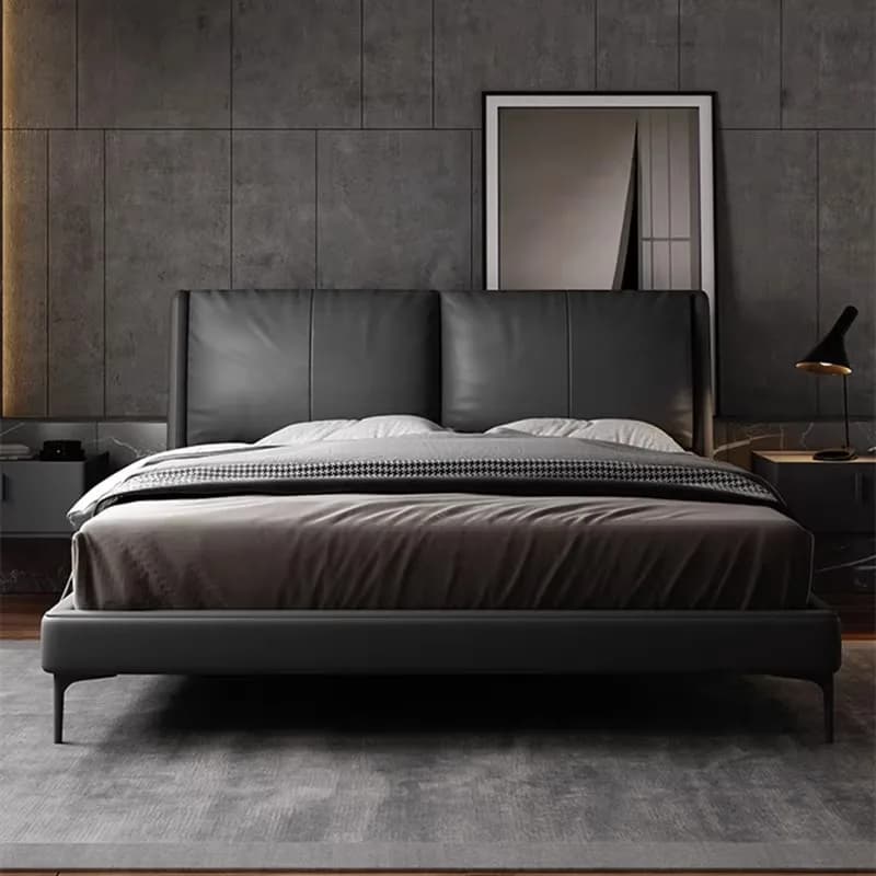 Cadre fantaisie lit moderne luxe tables de chevet têtes de lit de luxe reine Muebles Para dortoir ch