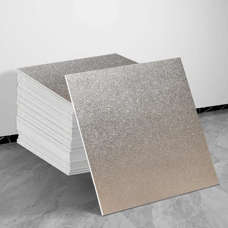 Papier peint décoratif pour plafond de chambre à coucher, autocollant mural imperméable, carreaux au