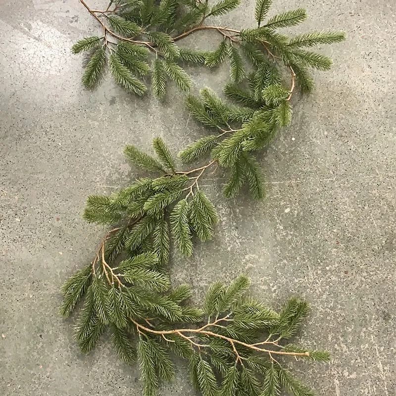 Plantes vertes artificielles arbre de noël guirlande couronnes maison salle de fête décoration extér