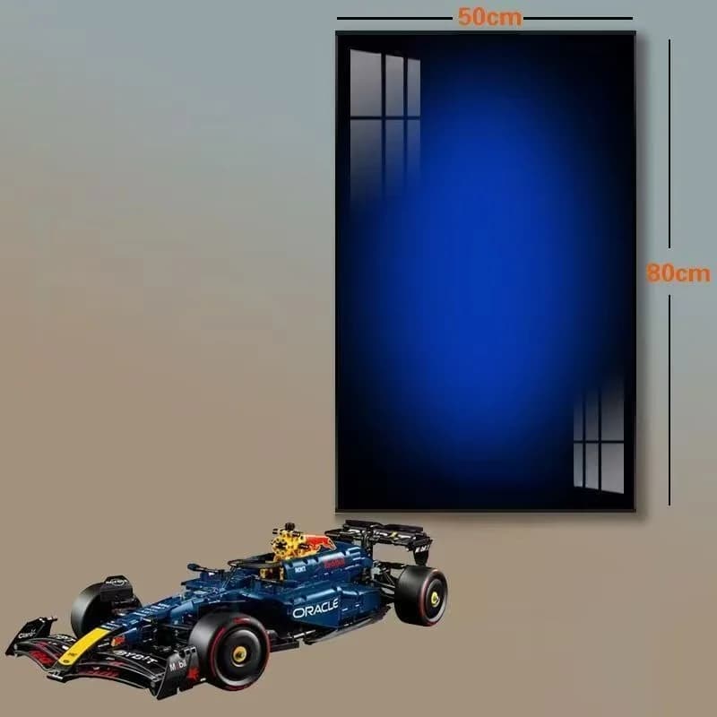 Support mural pour maquette LEGO 42207 Ferrari F1 SF-24, cadre mural pour collectionneurs adultes (v