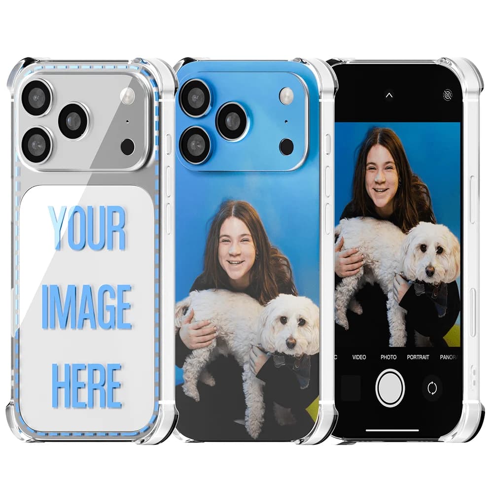 Coque de téléphone transparente à quatre coins, bricolage de votre Photo, pour iPhone 17 16 15 14 13