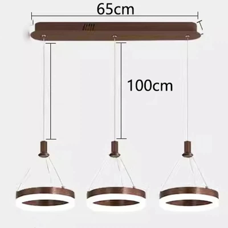 Lampe LED Suspendue au Design Moderne, Luminaire Décoratif d'Nik, Idéal pour un Salon ou une Salle à