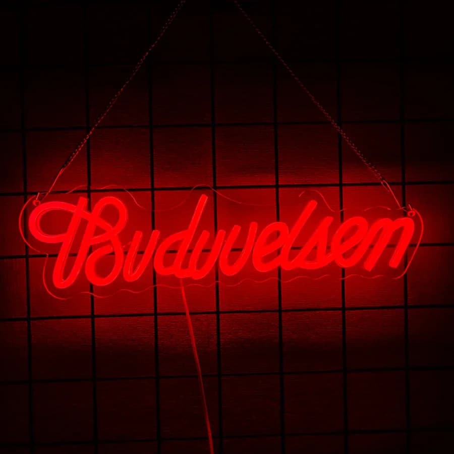 Enseignes au néon bière Bar Club chambre Budweiser bourgeon lumière enseignes au néon pour bureau hô