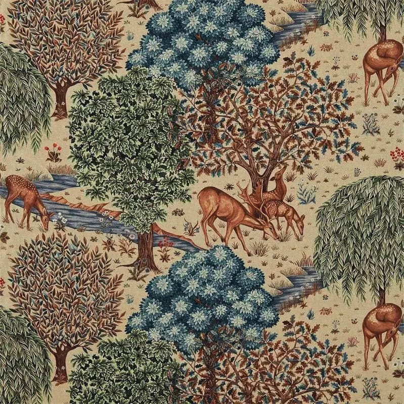 Papier peint personnalisé avec wapiti de la forêt et animaux, fond TV, peinture murale de paysage mo