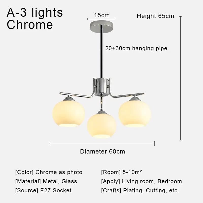 Lustre de plafond LED moderne en chrome et cuivre, luminaire décoratif pour salon, chambre à coucher