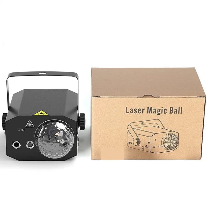 Lumières de fête Dj Disco boule lumière modèle projecteur son activé danse anniversaire Bar karaoké 