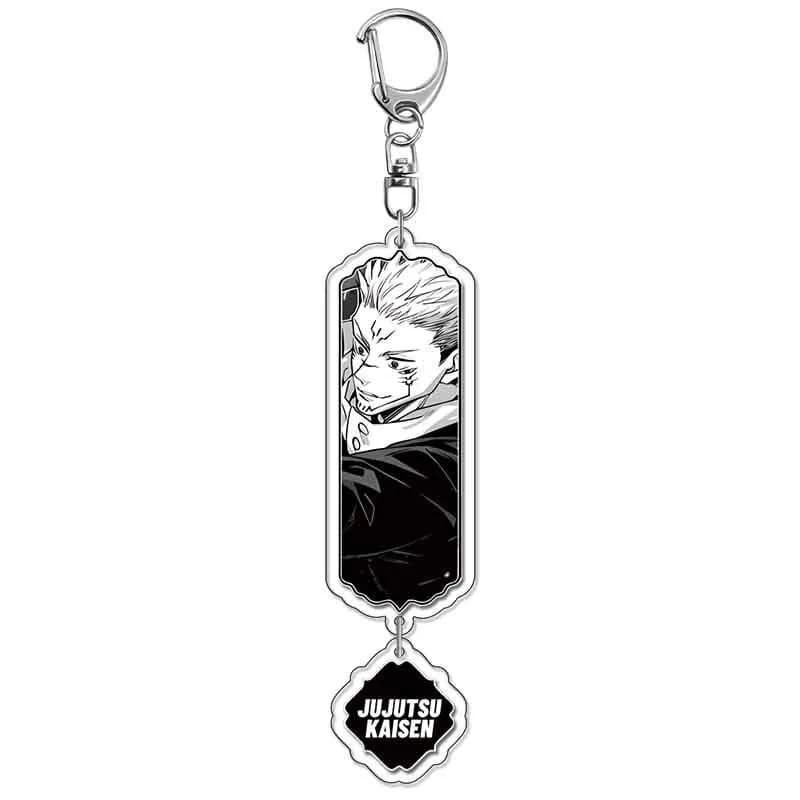 Jujutsu Kaisen Anime acrylique porte-clés accessoire Yuji Itadori Satoru Gojo Suguru Geto porte-clés