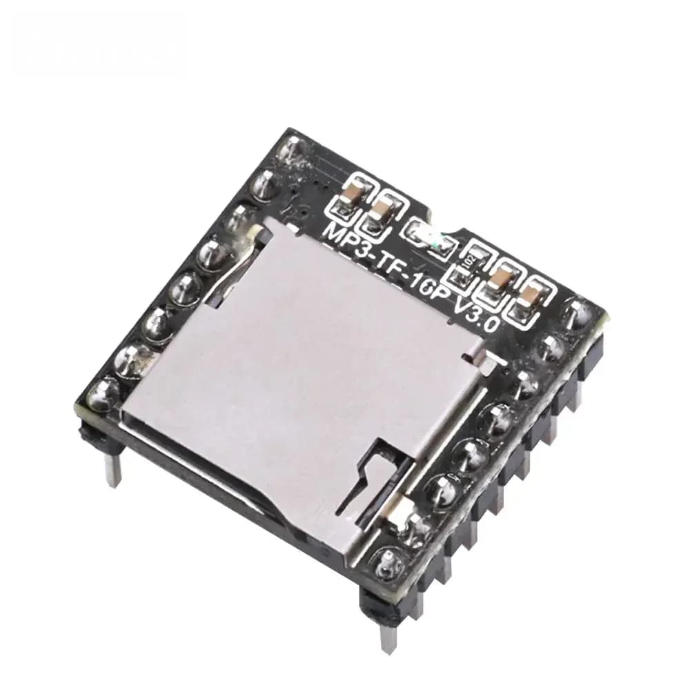 DFPlayer Mini Module de lecteur MP3-carte décodeur vocal avec carte TF/USB/Port série prise en charg