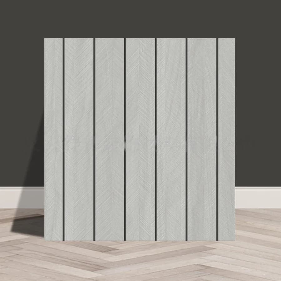 5 pièces de revêtements muraux autocollants à texture rayée imitation bois pour la rénovation et la 