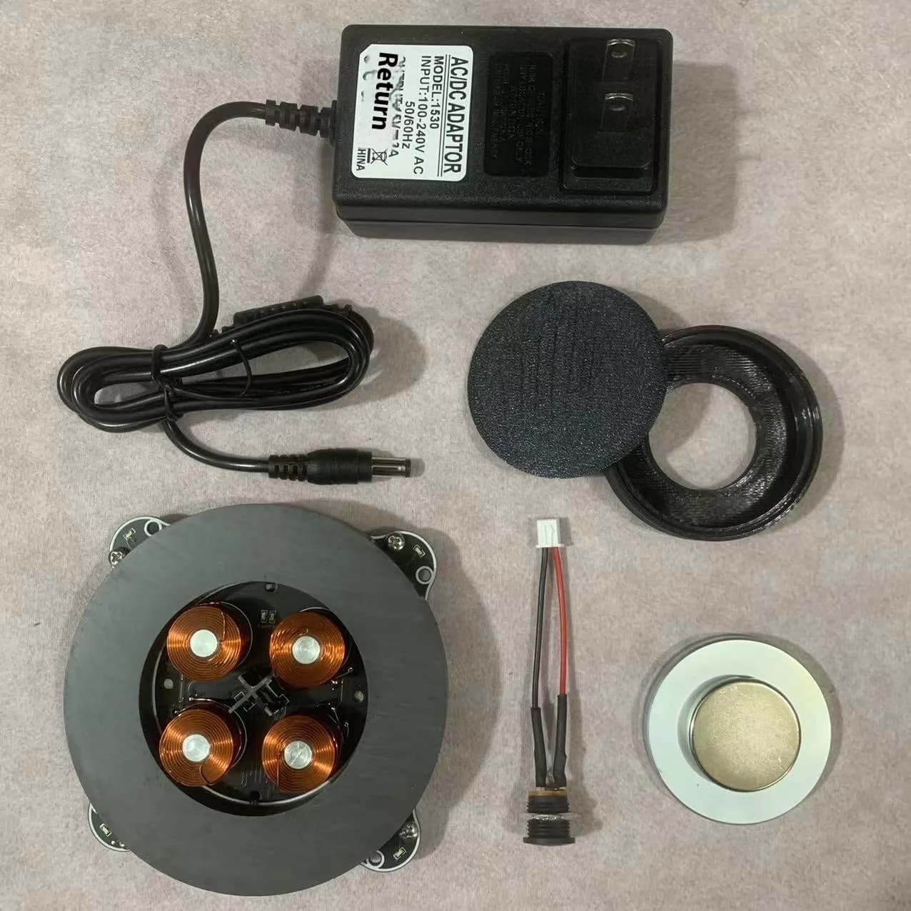 Plate-forme de Module de lévitation magnétique à monter soi-même, avec 4 lumières Led, peut charger 