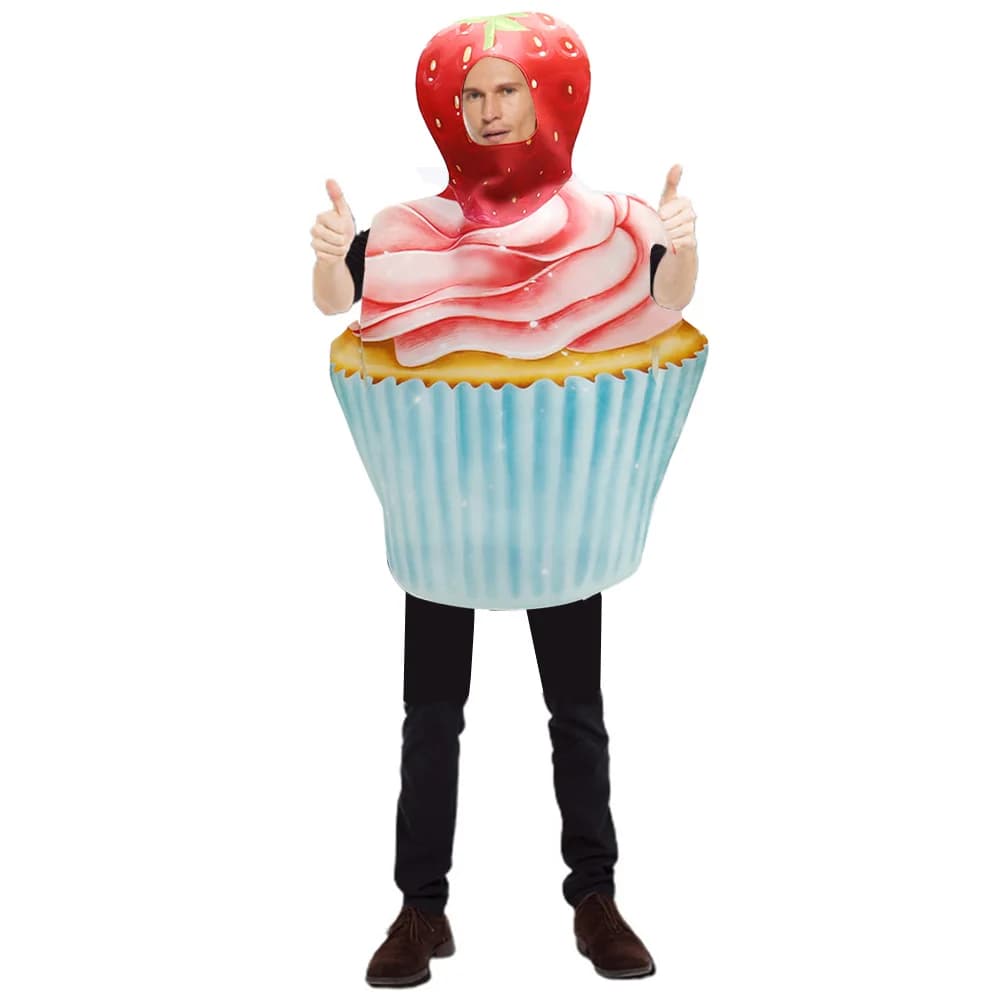 Tenues d'halloween pour femmes, vêtements alimentaires amusants et délicieux, accessoires de vêtemen