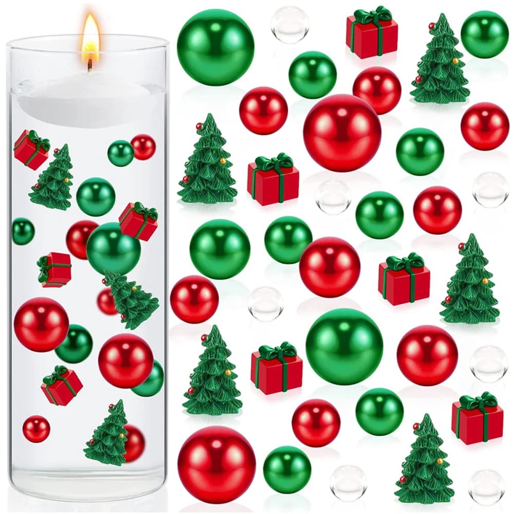 Remplissage de vase de Noël utilisé pour le remplissage de vase, perles d'hydrogel, décoration de bo