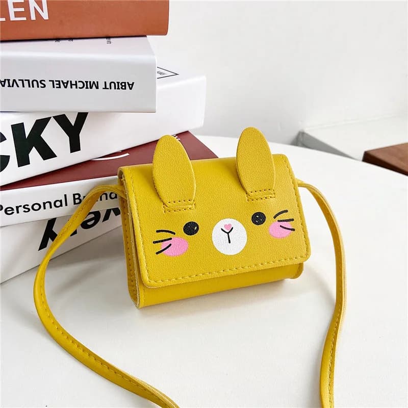 Petits sacs à bandoulière lapin mignon pour enfants, accessoires pour enfants, mini porte-monnaie, s