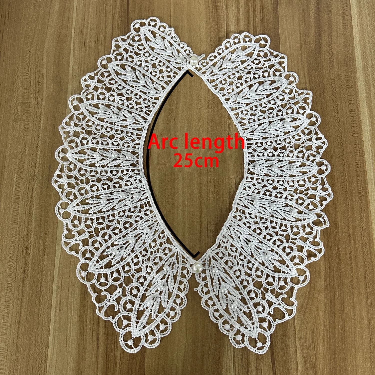 Perle à ongles brodée ajourée, noir et blanc, châle au lait déchiqueté, accessoires décoratifs pour 
