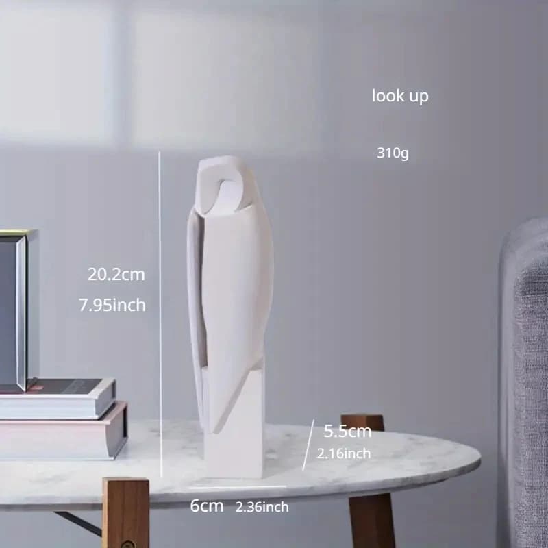 Statue de hibou minimaliste, Sculpture d'animaux, Figurines décoratives, décoration de maison pour b
