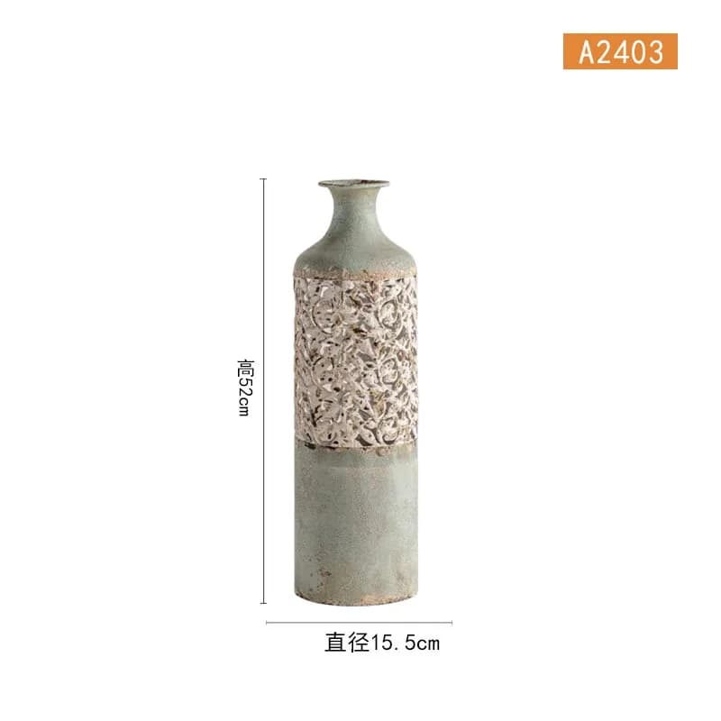 Vase à Fleurs Vintage Américain, Ornement de Sol, Dispositif de Décoration de Magasin de Fleurs