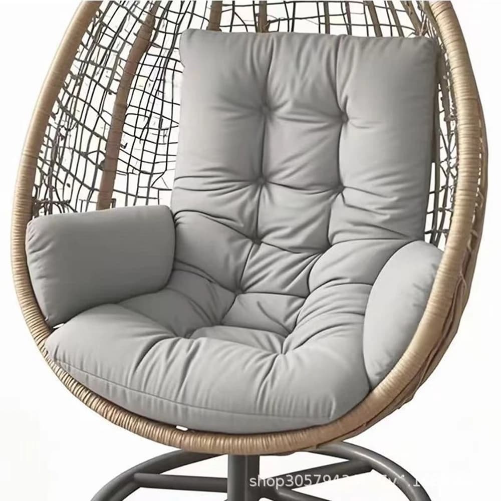 Coussin de remplacement pour chaise suspendue d'extérieur, coussin de chaise suspendue en rotin avec