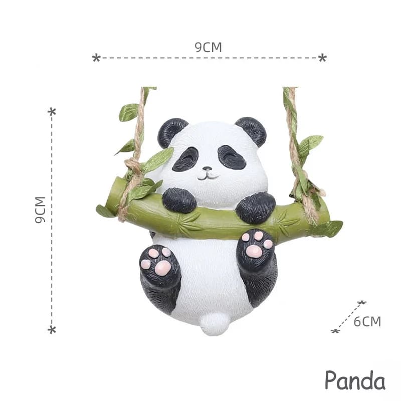 Statue de Krasnoise pivotante, ornement d'animaux, figurine de koala chiot chaton oscillant pour pel