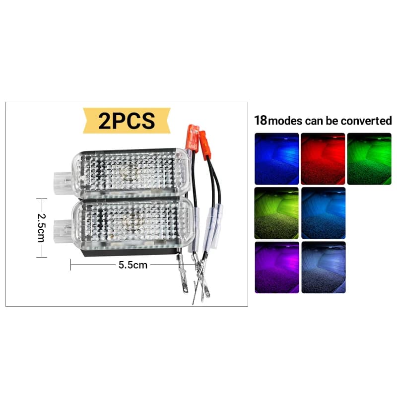 Accessoires de lumières de repose-pieds de voiture, pour Porsche 911 955 957 987 997 Cayenne Boxster