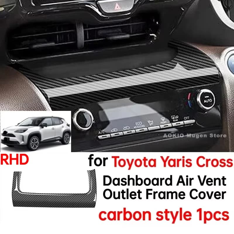 Cadre de sortie de ventilation pour tableau de bord de voiture, garnitures de couverture pour Toyota