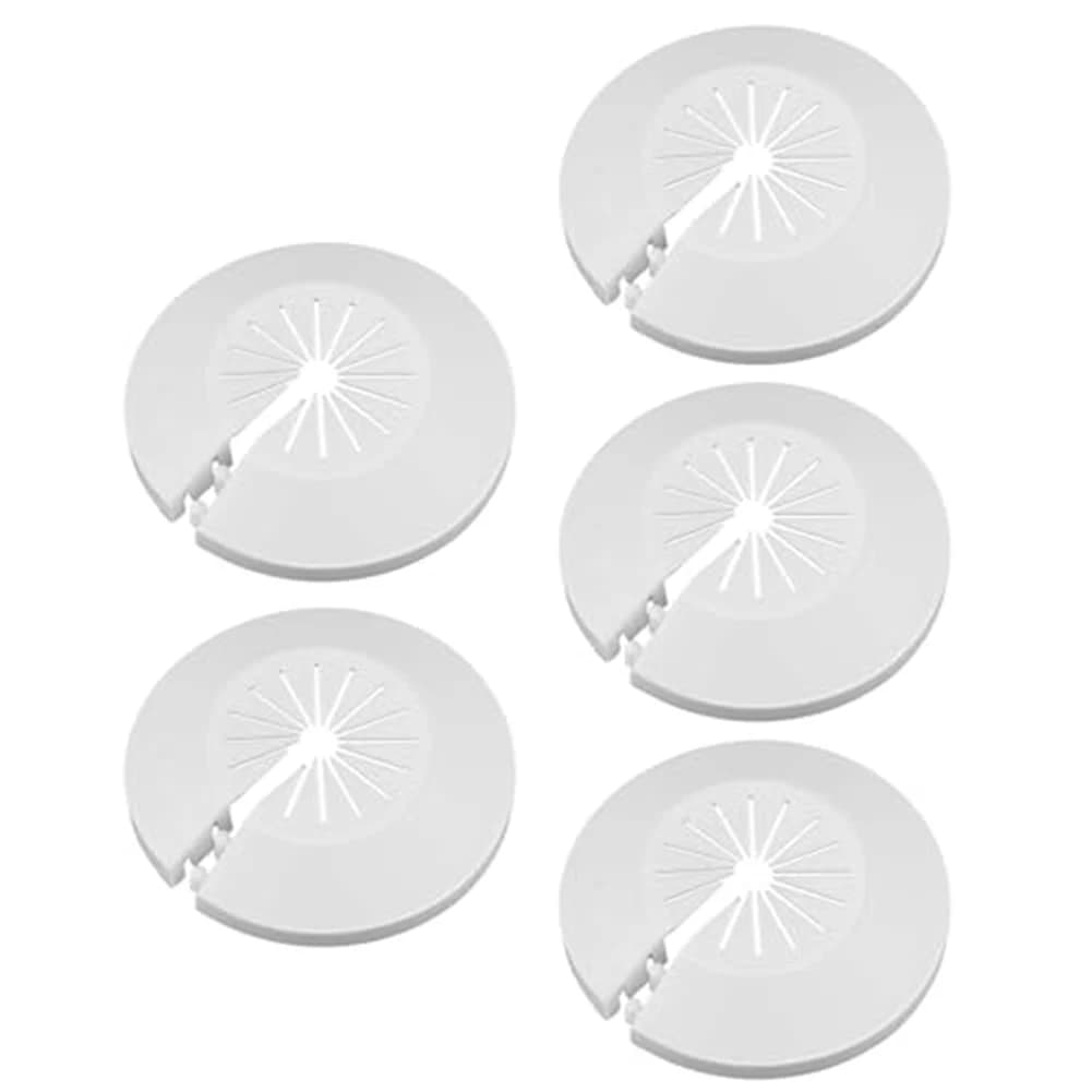 Colliers de tuyaux de radiateur, 5 pièces, couvercle décoratif pour conduits muraux, accessoires de 