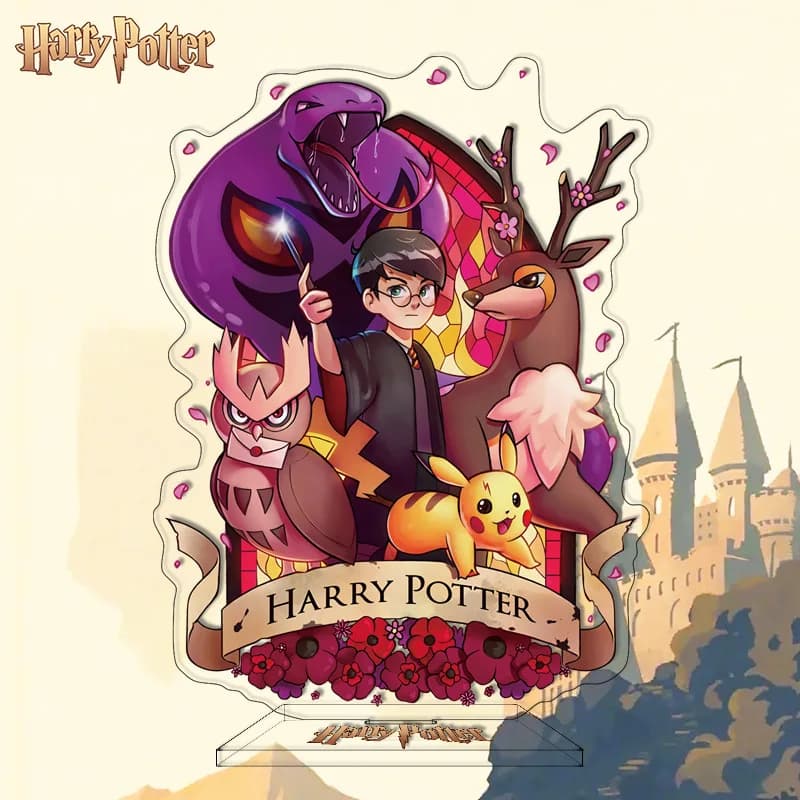 Standee en acrylique personnalisable de 16 cm de hauteur, personnage Harry Potter, figurine magique,