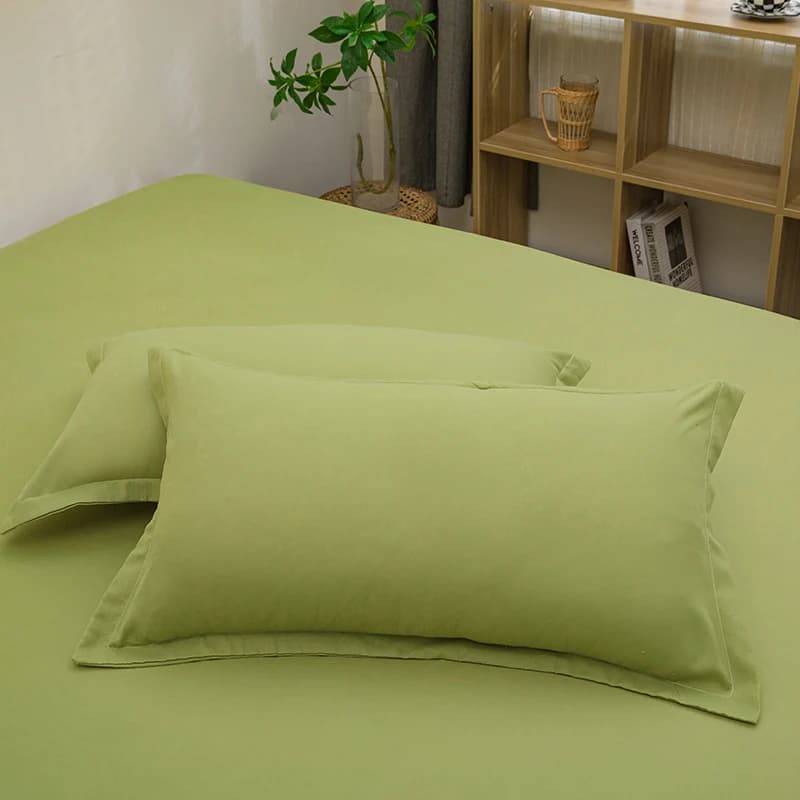 Housse de coussin décorative, 2 pièces, Style enveloppe, blanc, gris, kaki, couleur unie, taie d'ore