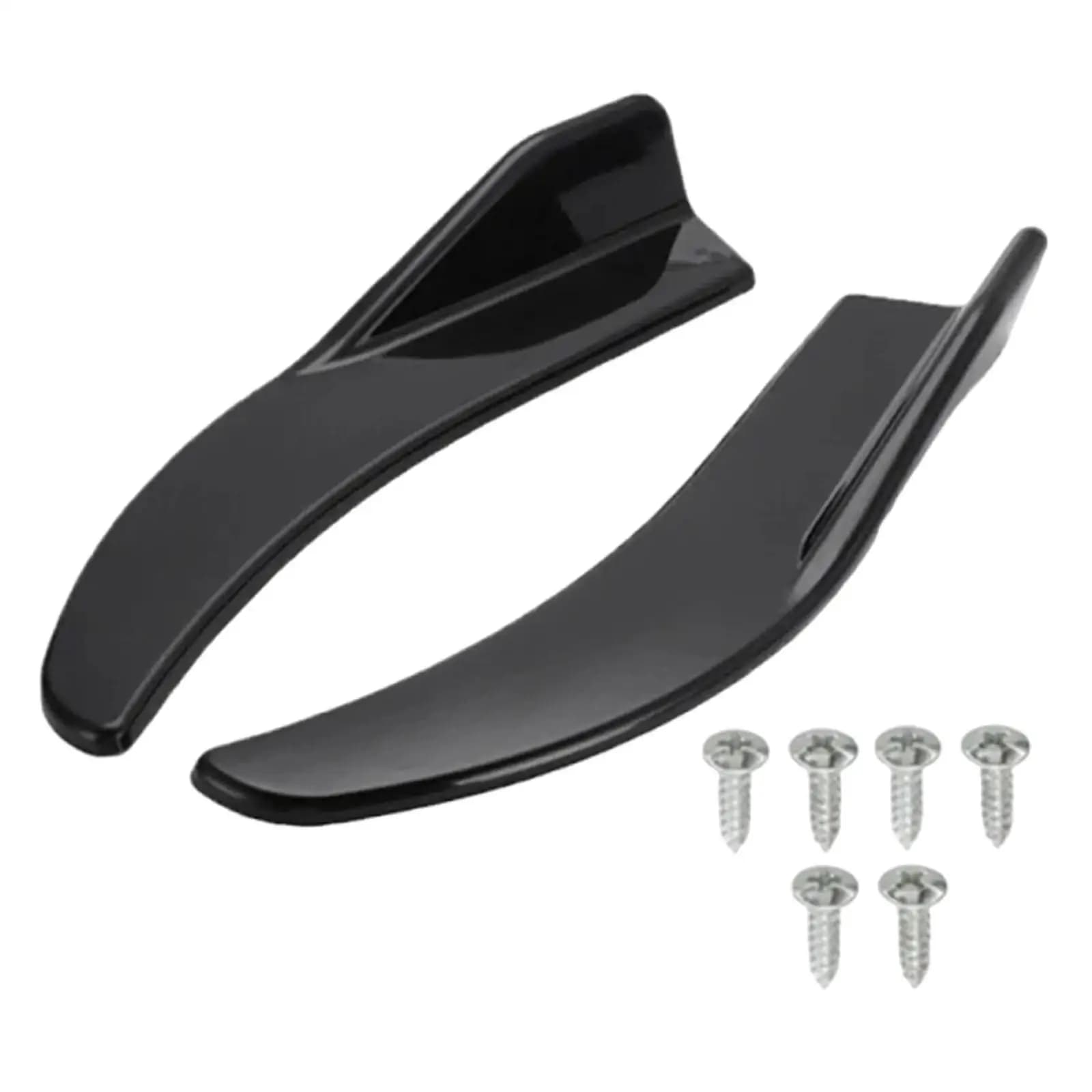 Becquet d'angle de voiture, protecteur en plastique ABS, séparateur avant et arrière, bande décorati