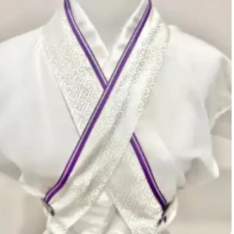 Kimono japonais traditionnel avec col demi-jin et accessoires pour petits objets, décorations jin lo