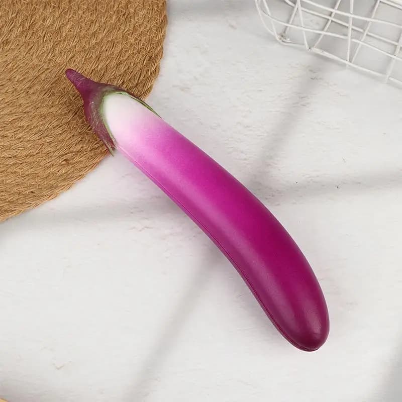 Légumes artificiels réalistes pour la simulation : Aubergines et concombres, accessoires de présenta