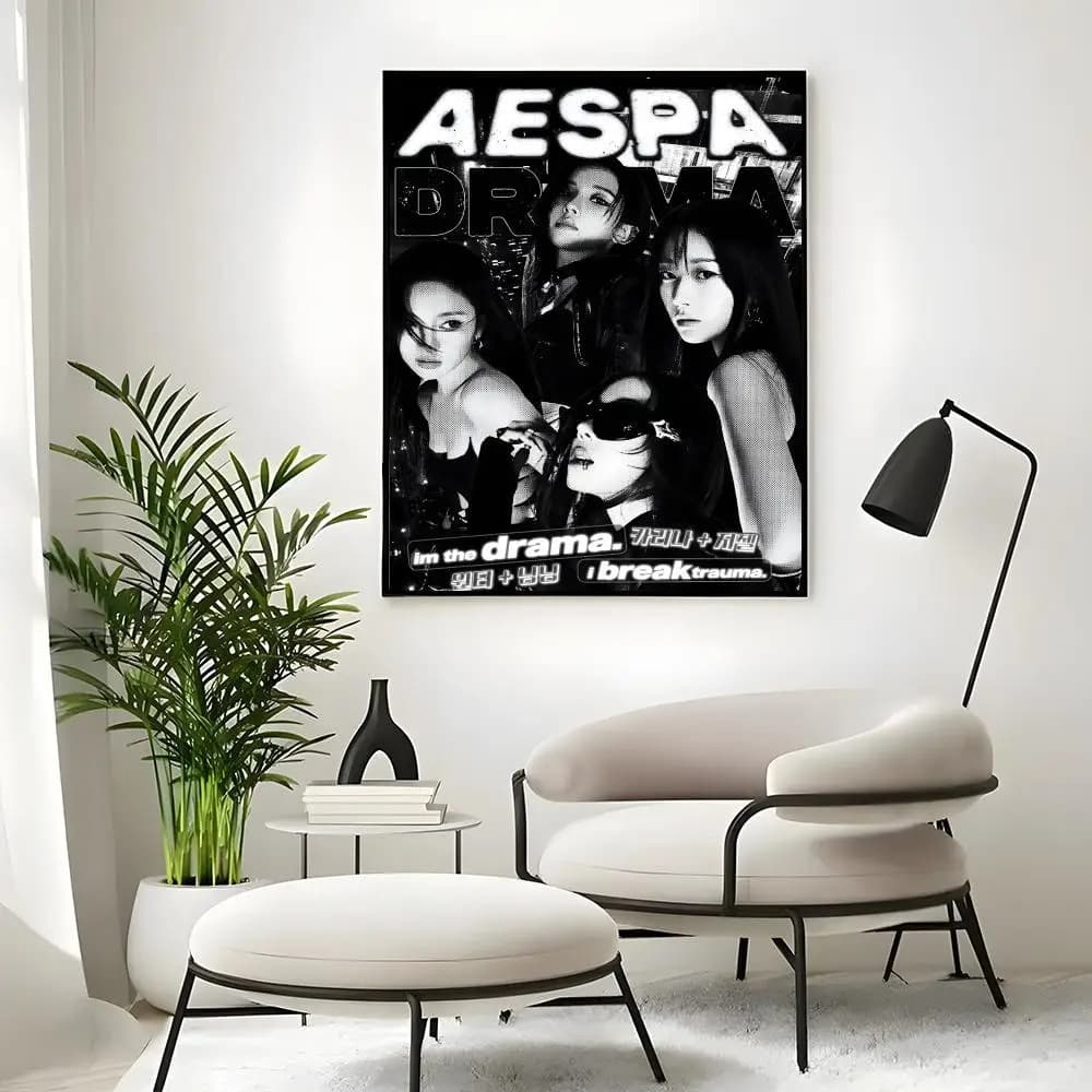 Les affiches classiques et les impressions d'art mural conviennent aux salons, aux chambres, aux bar