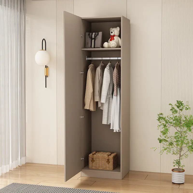 Armoire d'angle économique pour chambre à coucher, rangement étroit, organisateur de placard, meuble