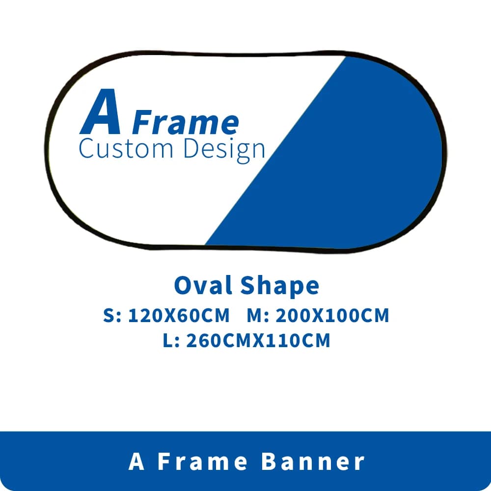 Bannières pop-up un cadre drapeau promotion sportive conception gratuite impression de logo personna