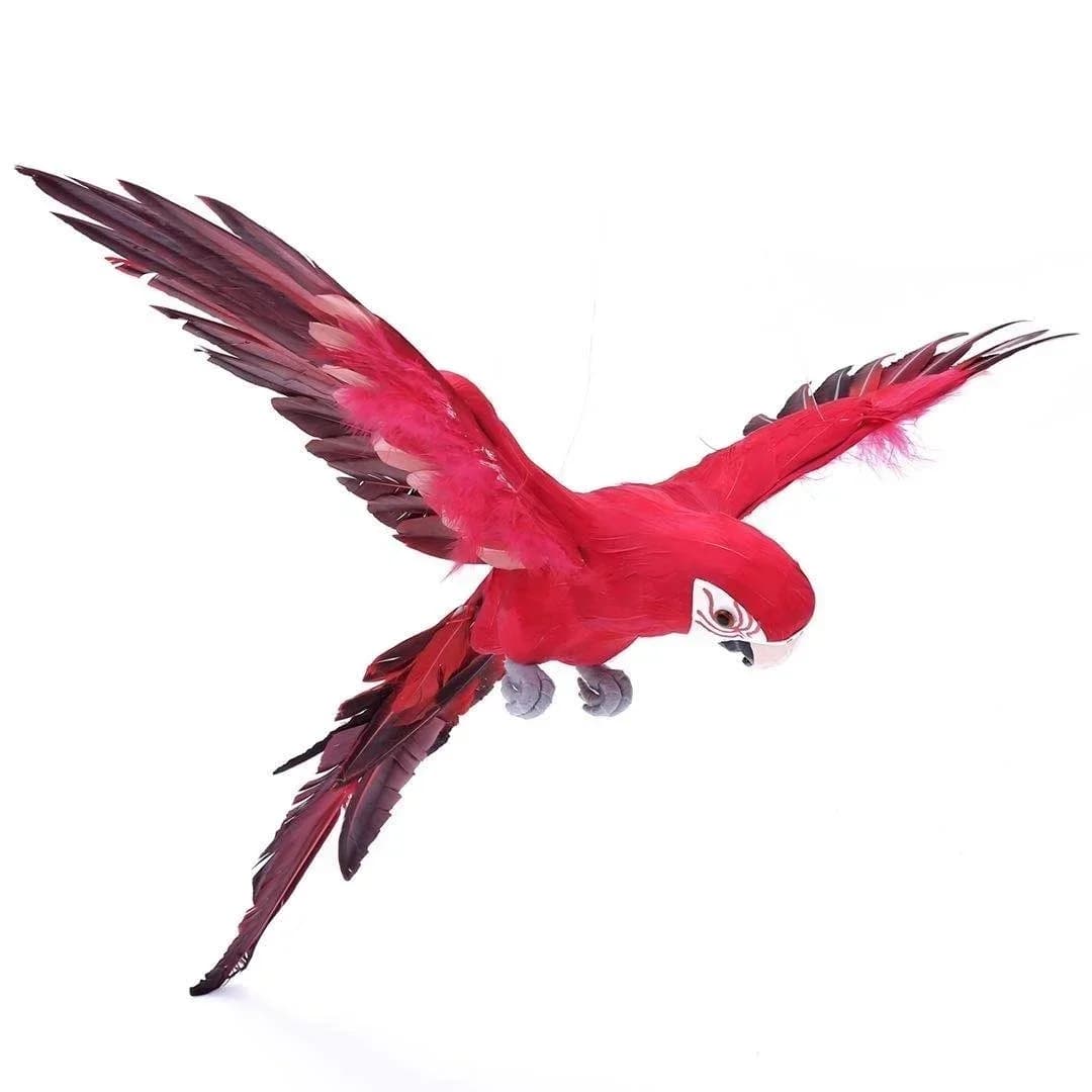 1 PC Perroquets artificiels oiseau décor maison simulation oiseaux vivamment perroquets jardin migno