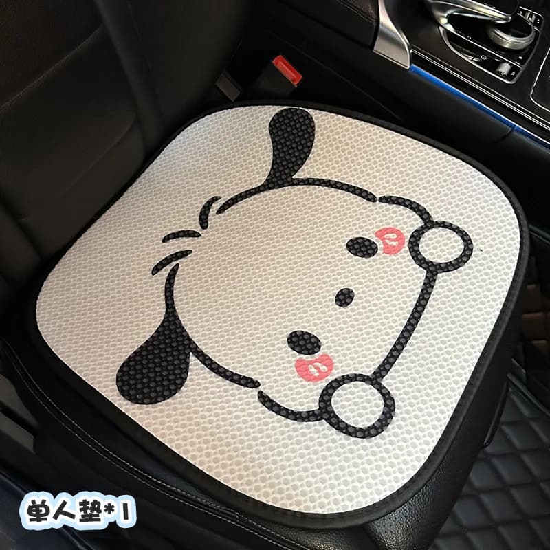 Coussin de siège de voiture Sanrio, coussin respirant, Pochacco, dessin animé mignon, quatre saisons