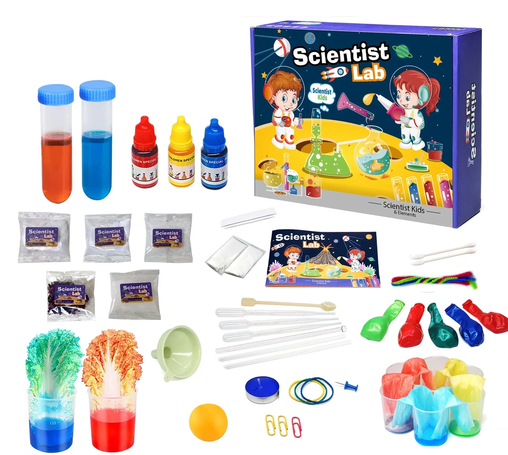 Version anglaise - Laboratoire scientifique pour enfants - Jouets Montessori - Kits d'expériences ch