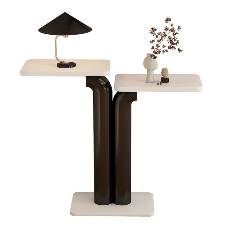 Table console moderne de style mid-century, table console simple en marbre pour le hall, table conso