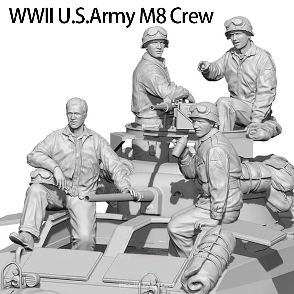 Figurine de soldat en résine de l'armée américaine 1/35, thèmes militaires, kit non assemblé et non 