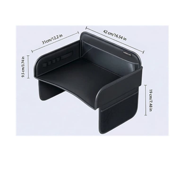 Table de repas et de dessin pour enfant en cuir, plateau universel pour siège auto, table de siège a