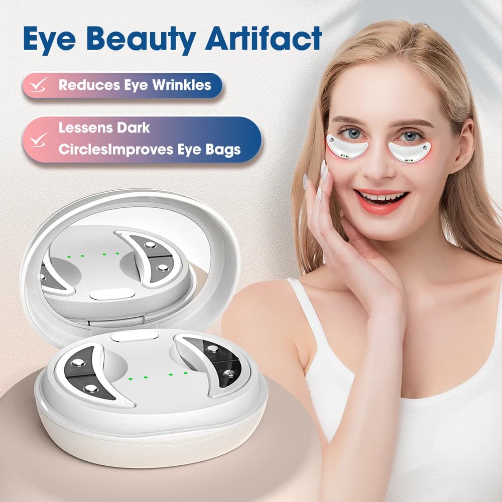 Masseur oculaire pour soulager la fatigue oculaire, lunettes de massage pour les yeux, masseur anti-