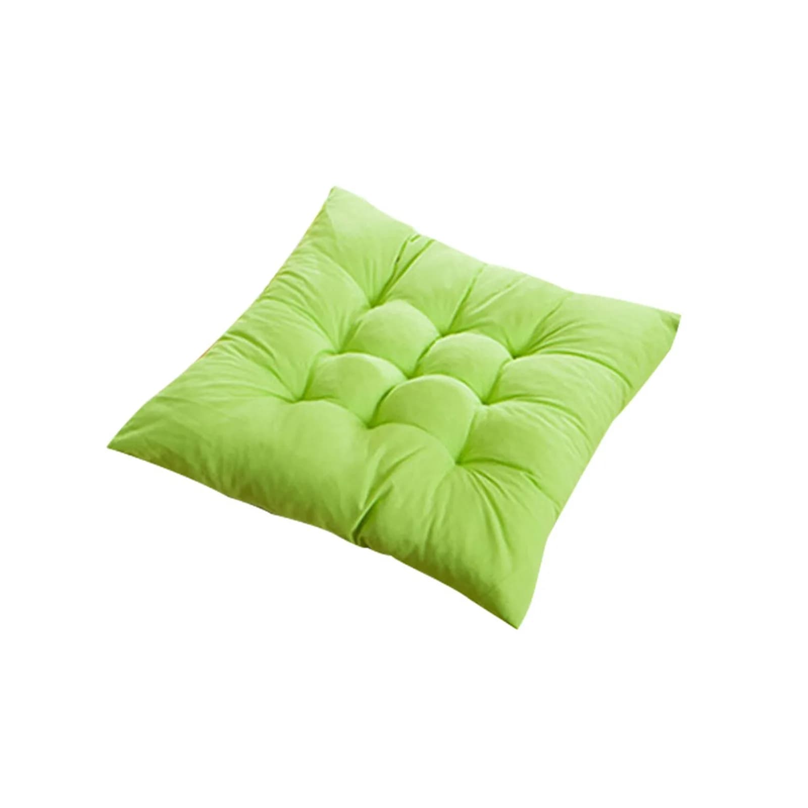 Coussin de chaise carré 40x40 avec attaches, coussin de sol Ultra doux et chaud pour chaise, canapé,