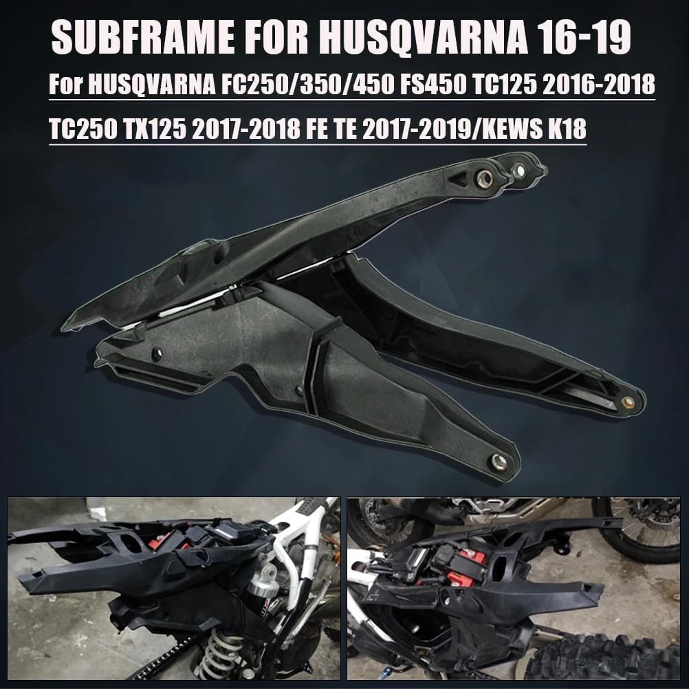 Cadre de Support de siège arrière pour moto HUSQVARNA 2016 – 2019, Support de contre-pointe FC FE FS