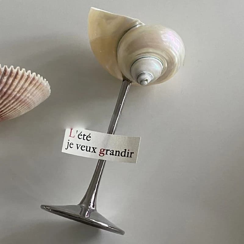 AhunderJiaz rétro créatif naturel coquille de conque grande tasse à la main Art déco Cocktail tasse 