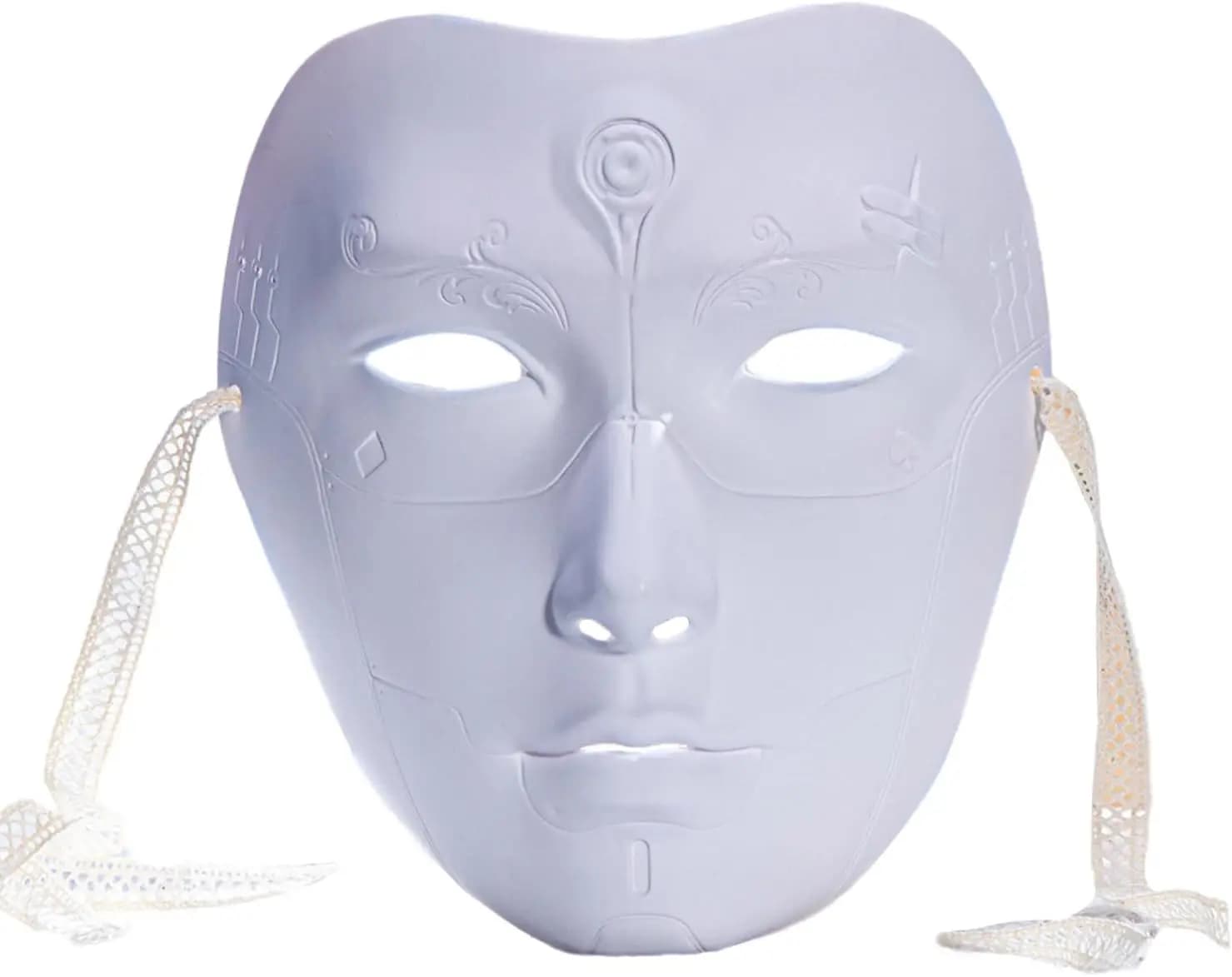 Belle femme masque complet Style ancien chinois bricolage peint à la main décor pour mascarade acces