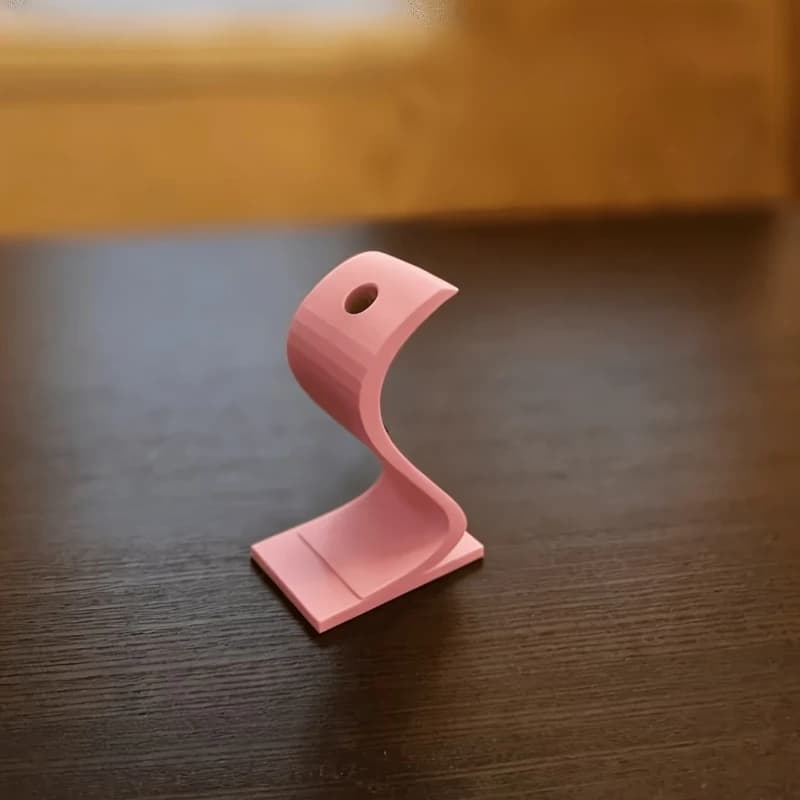 Support de bouquet séché en forme de S, vase créatif de bureau, ornement de bureau, trois couleurs a